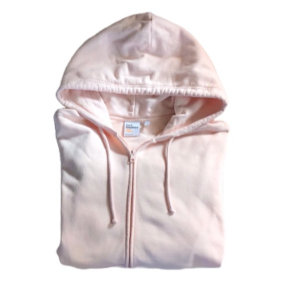 Aritzia Sweaters - Aritzia Terry Fleece Boyfriend Zip Hoodie in Oracle Pink